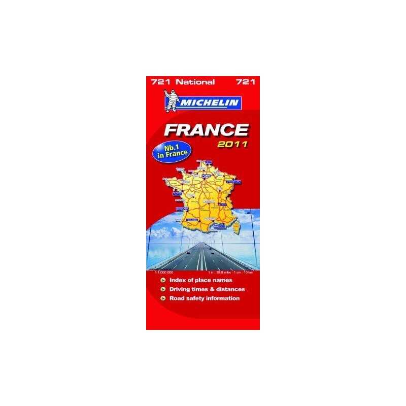 France National Map 2011 2011 (Michelin National... by VARIOUS Sheet map, folded