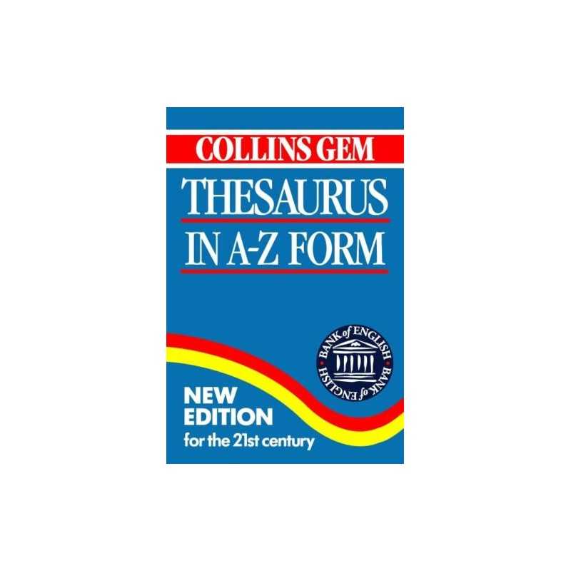 Thesaurus in A-Z Form (Collins Gem) (Gem Dic... by Collins Jr, Henry H Paperback