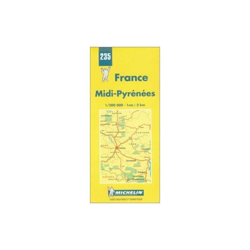 Midi-Pyrenees (Michelin Regional Maps) by Michelin Sheet map, folded Book The