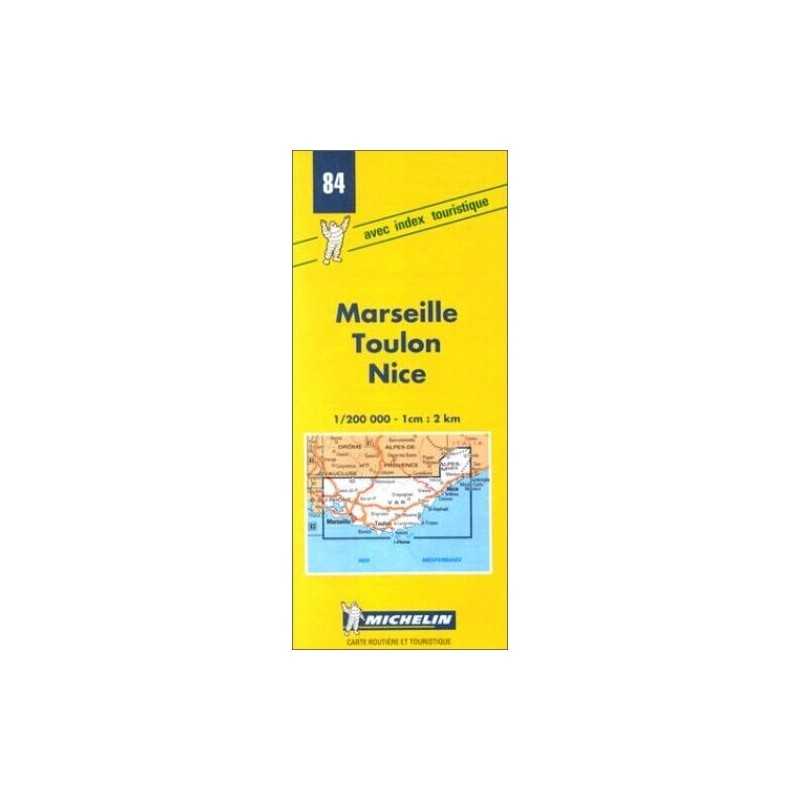Marseille-Toulon-Nice (Michelin Map... by Michelin Travel Publ Sheet map, folded