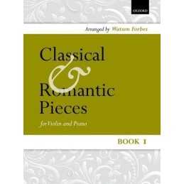 Classical and Romantic Pieces for Violin Book 1: Piano score and ... Sheet music