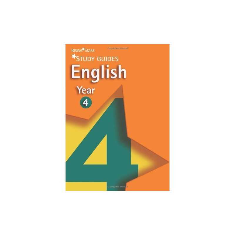 Rising Stars Study Guides: English Years 4 (Rising Stars... by various Paperback