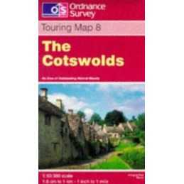 The Cotswolds (Touring Maps & Guides) by Ordnance Survey Sheet map, folded Book