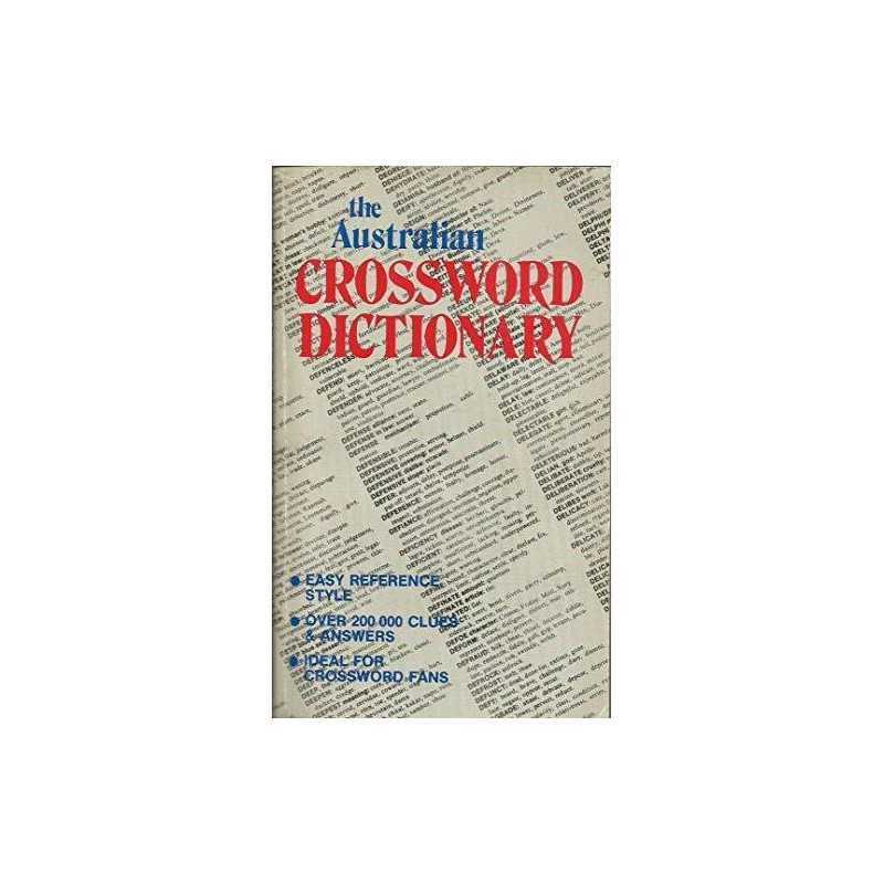 The Australian Crossword Dictionary, Ursula Harringman