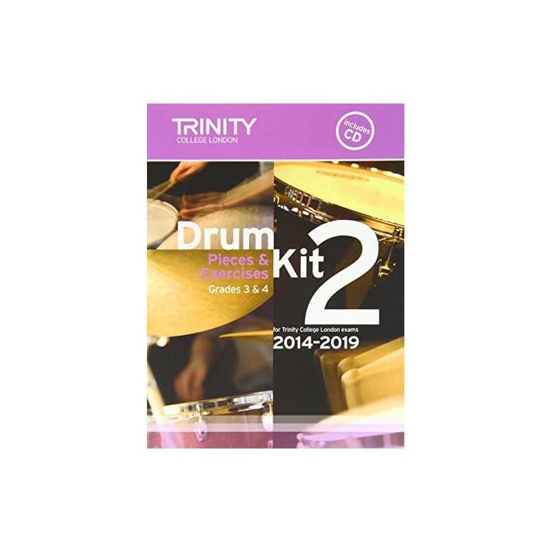 Drum Kit 2014-2019 Book 2 Grades 3 & 4 (With Free Aud... by Trinity College Lond
