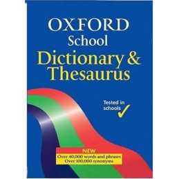OXFORD SCHOOL DICTIONARY & THESAURUS by Allen, Robert Hardback Book