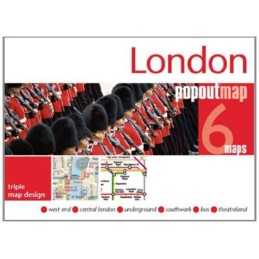 London PopOut Map: 3 PopOut Maps in One (Footprint PopOut Maps) by PopOut Maps