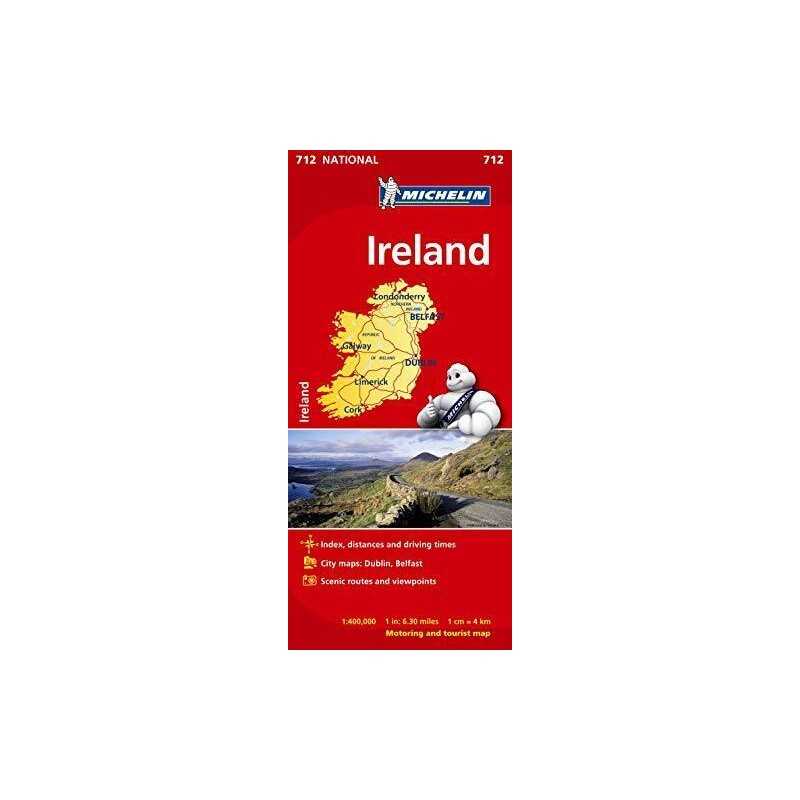 Ireland - Michelin National Map 712: Map (Michelin National Maps) by Michelin