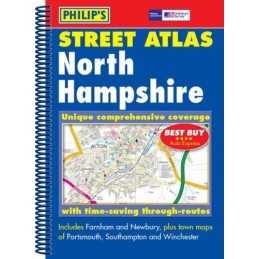 Philips Street Atlas North Hampshire by VARIOUS Spiral bound Book