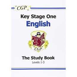 KS1 English SATs Study Book - Levels 1-3 by CGP Books Paperback Book