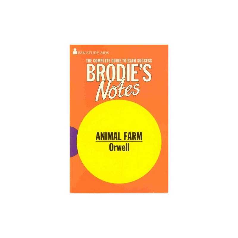 Animal Farm: Brodies Notes by George Orwell Paperback Book