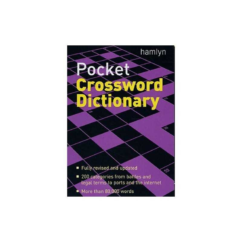 Hamlyn Pocket Crossword Dictionary (80,000+ Words) Paperback Book  Fast