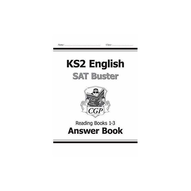 KS2 English SAT Buster Reading Answers (for Books 1-3) by CGP Books Paperback