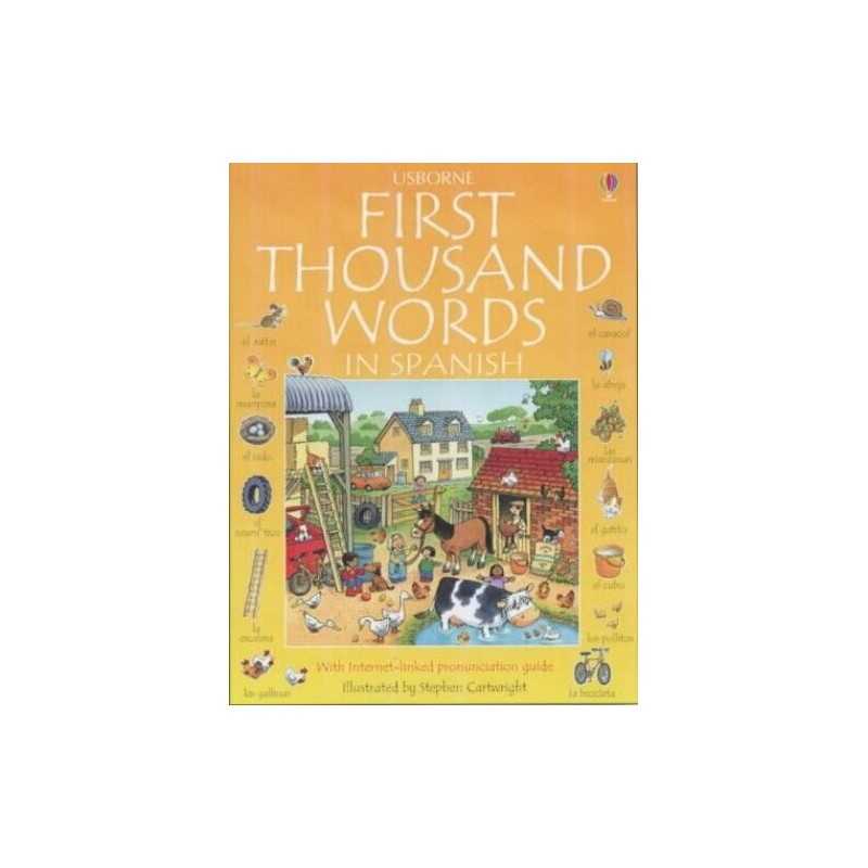 First Thousand Words in Spanish (Usborne First Th... by Amery, Heather Paperback