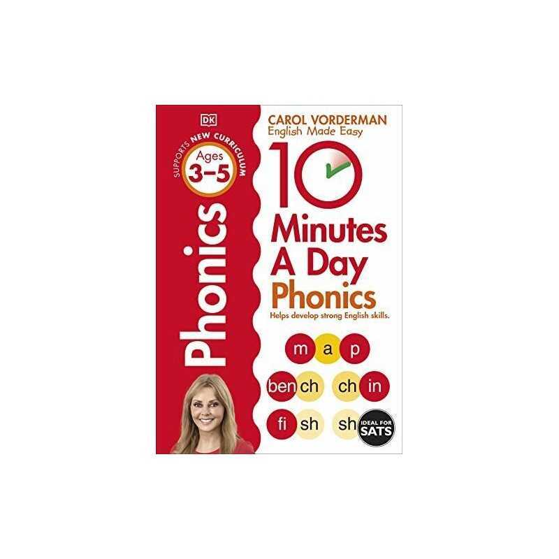 10 Minutes A Day Phonics, Ages 3-5 (Preschool): Supports ... by Vorderman, Carol