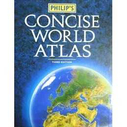 PHILIPS CONCISE WORLD ATLAS 1993 Hardback Book