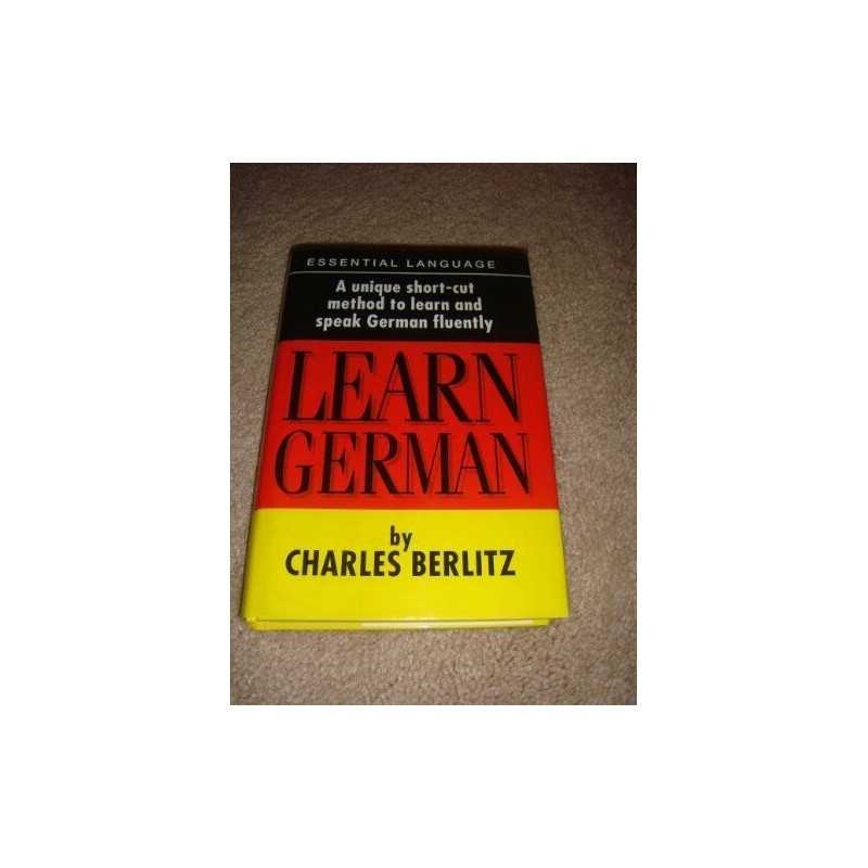 Learn German by Berlitz, Charles. Book