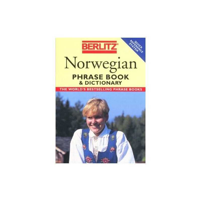 Norwegian Phrase Book with Dictionary (Berlitz Ph... by Berlitz Guides Paperback