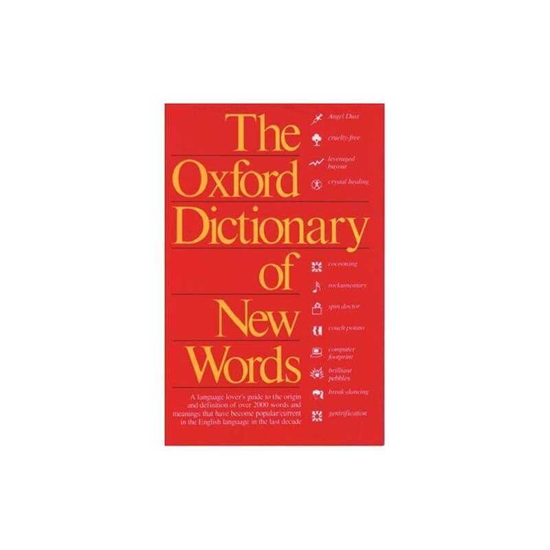 The Oxford Dictionary of New Words Hardback Book