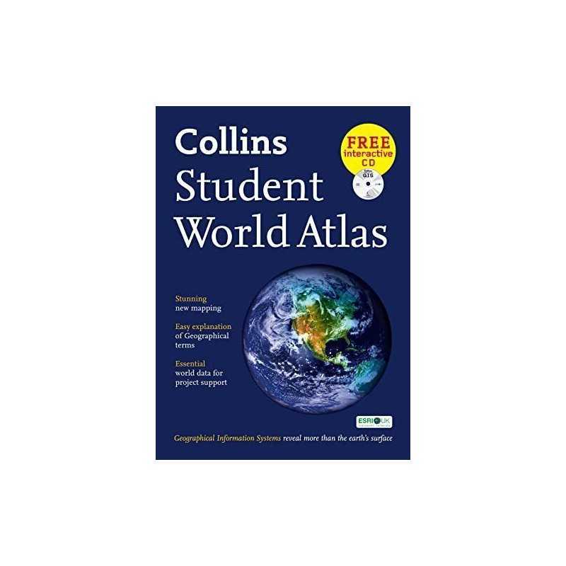 Collins Student World Atlas Hardback Book
