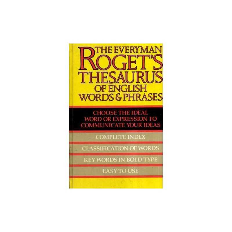 Thesaurus of English Words and Phrases by Roget, Peter Mark Hardback Book The
