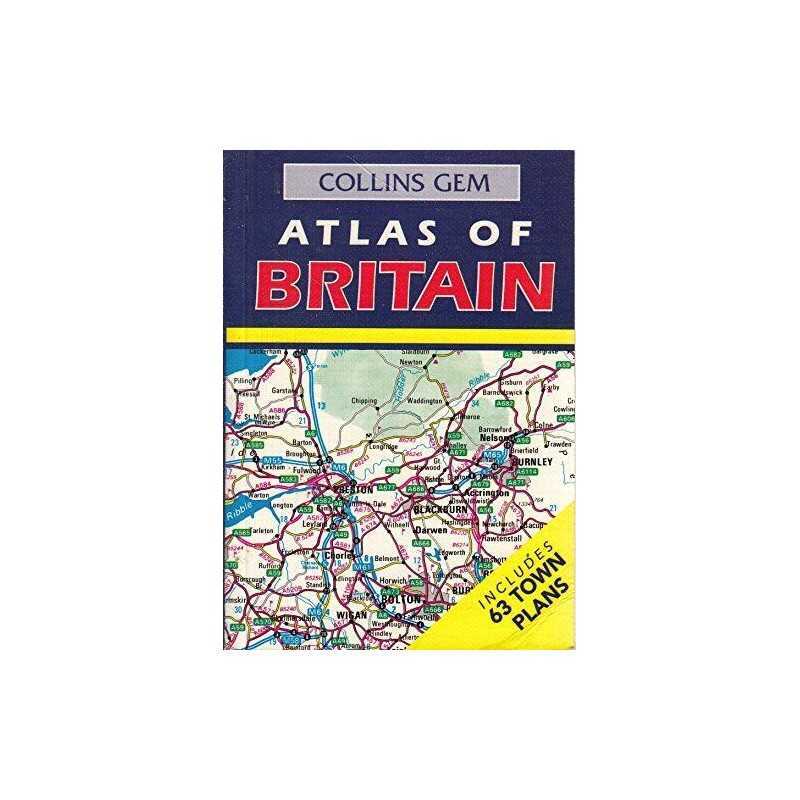 Gem Atlas of Britain (Collins Gems) Paperback Book
