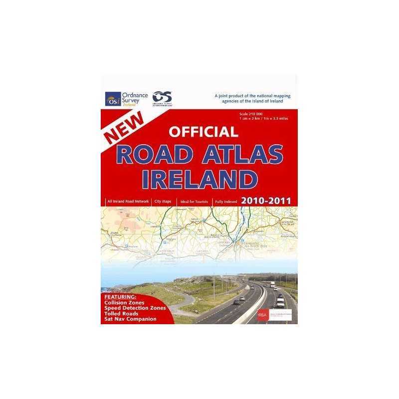 Official Road Atlas Ireland 2010: A..., Ordnance Survey