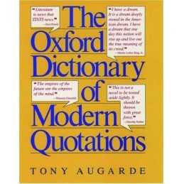 The Oxford Dictionary of Modern Quotations Hardback Book