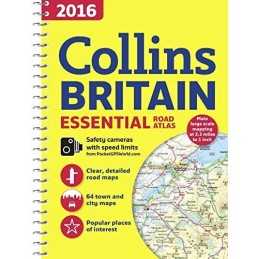 2016 Collins Essential Road Atlas Britain by Collins Maps Book  Fast