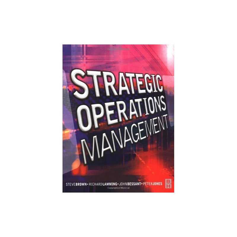 Strategic Operations Management by Jones, Peter Paperback Book  Fast
