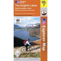 The English Lakes: South Eastern Area (E... by Ordnance Survey Sheet map, folded