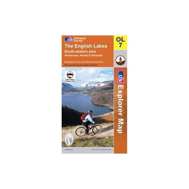 The English Lakes: South Eastern Area (E... by Ordnance Survey Sheet map, folded