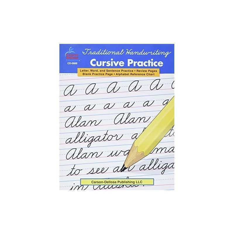 Traditional Handwriting: Cursive Practice, Grades 2 - 5