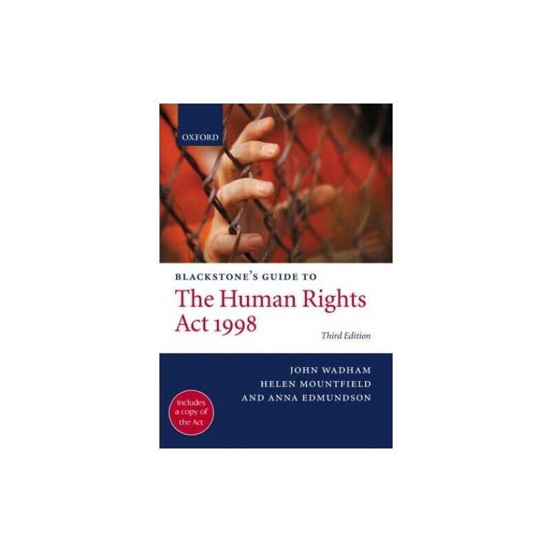 Blackstones Guide to the Human Rights Act 1998 ... by Edmundson, Anna Paperback