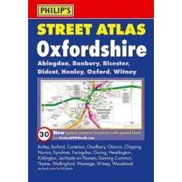 Philips Street Atlas Oxfordshire: Pocket Edition Paperback Book  Fast