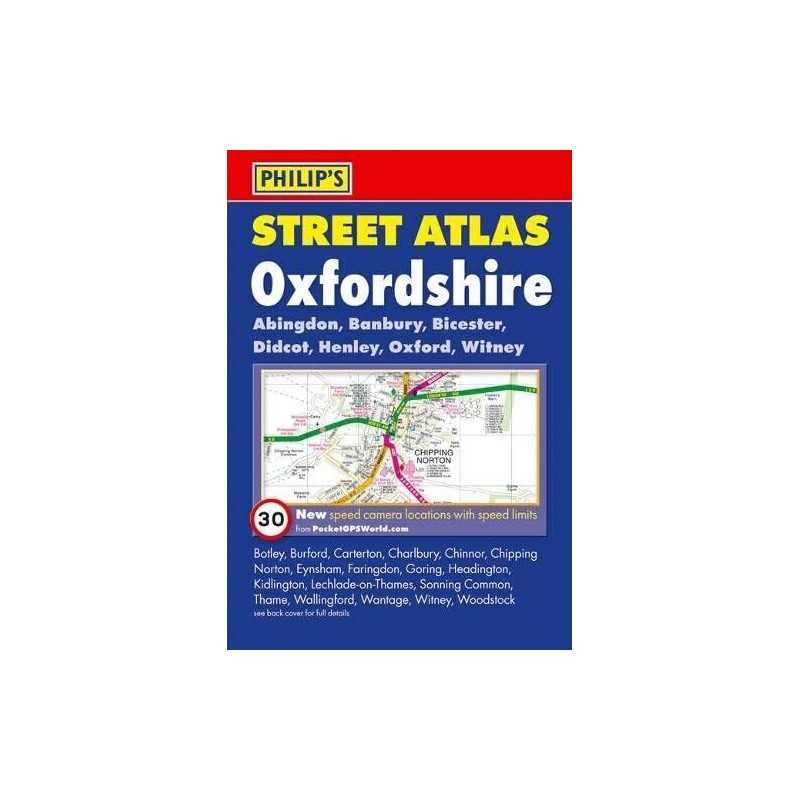 Philips Street Atlas Oxfordshire: Pocket Edition Paperback Book  Fast