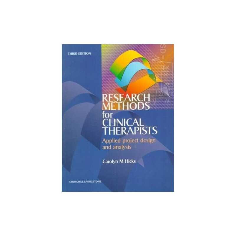 Research Methods for Clinical Therapists: Appli... by Carolyn M. Hicks Paperback