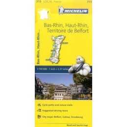 Bas-Rhin, Haut-Rhin, Territoire de ..., Michelin Travel