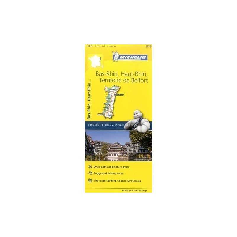 Bas-Rhin, Haut-Rhin, Territoire de ..., Michelin Travel