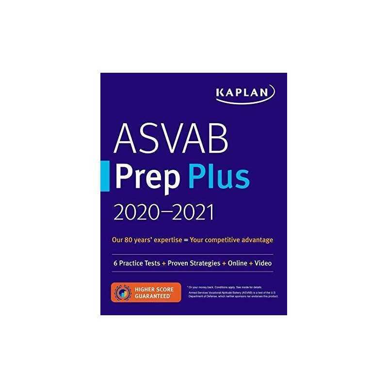 ASVAB Prep Plus 2020-2021: 6 Practi..., Kaplan Test Pre