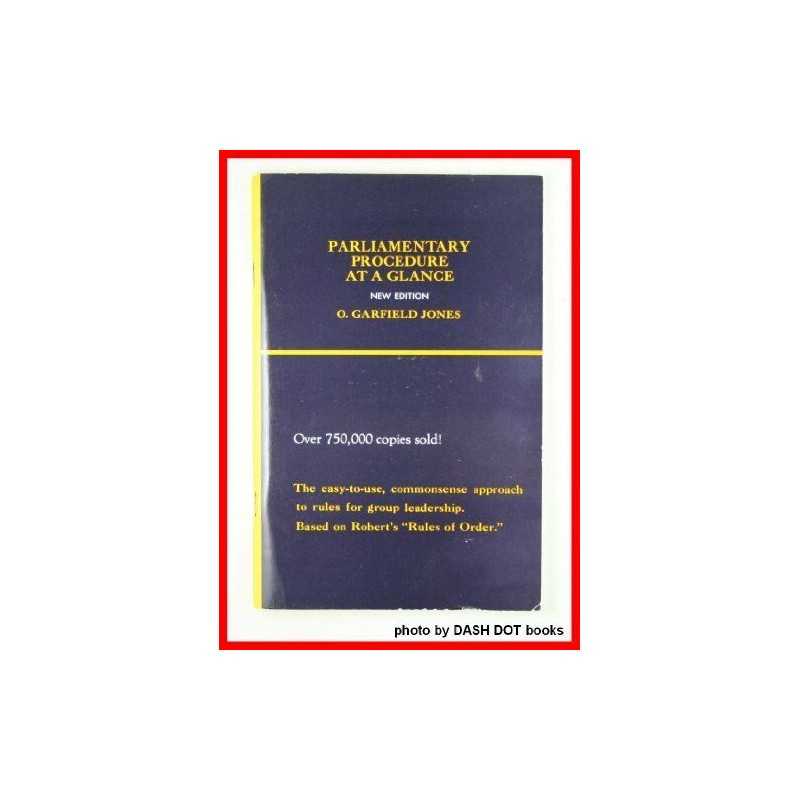 Parliamentary Procedure at Gla, Jones O. Garfield