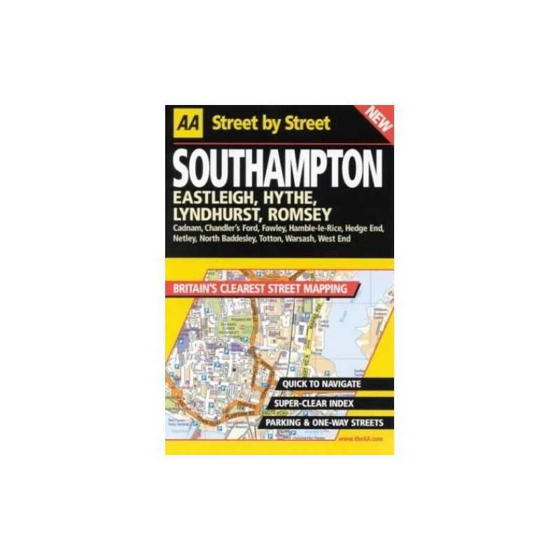 AA Street by Street Southampton by AA Publishing Paperback Book  Fast