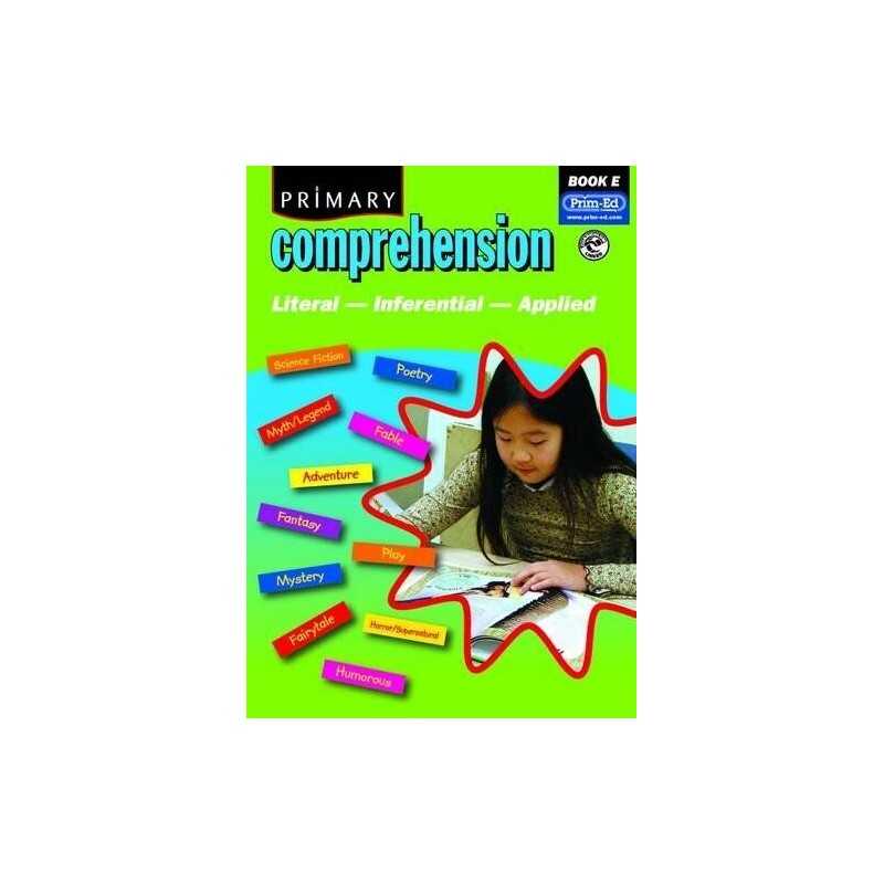 Primary Comprehension: Bk. E: Fiction and Non... by Prim-ed Publishing Paperback