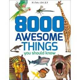 8000 Awesome Things You Should Know (512-Page Fact) by Kelly, Miles Book The