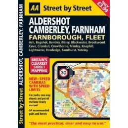 Aldershot: Midi (AA Street by Street) by AA Publishing Paperback Book