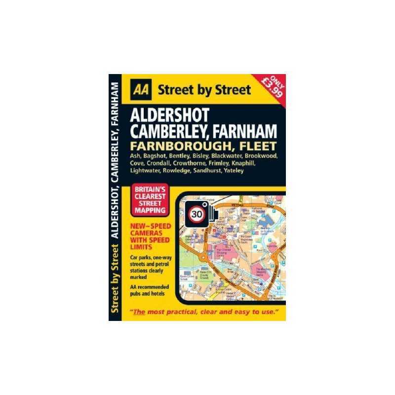 Aldershot: Midi (AA Street by Street) by AA Publishing Paperback Book