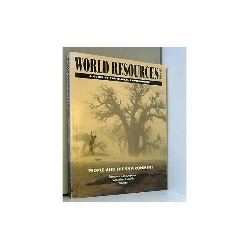 World Resources, 1994-95, World Resources Institute