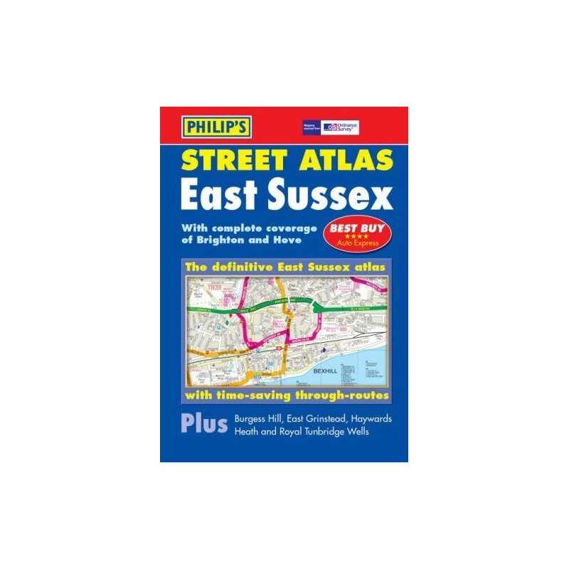 Philips Street Atlas East Sussex: Pocket by Philips Maps Paperback Book The