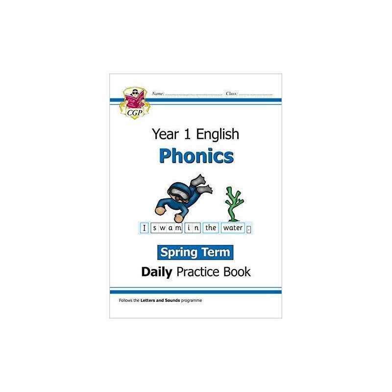 KS1 Phonics Daily Practice Book: Year 1 -..., CGP Books