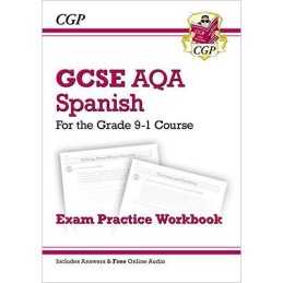 GCSE Spanish AQA Exam Practice Workbook - for the Grade 9-1 Cour... by CGP Books